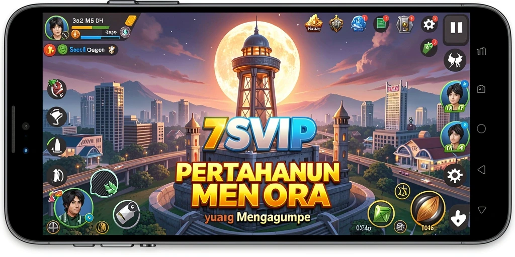Gameplay menara pertahanan di 7SVIP yang menegangkan.
