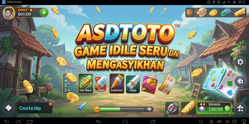 Tampilan screenshot gameplay ASDTOTO yang menampilkan elemen Idle yang menarik.