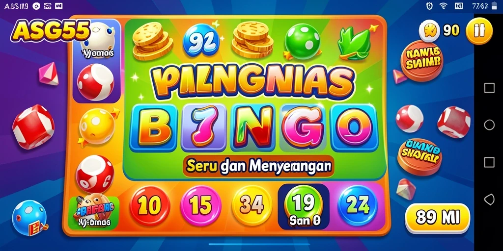 Gameplay ASG55 menampilkan keseruan bermain Bingo yang interaktif dan menarik.