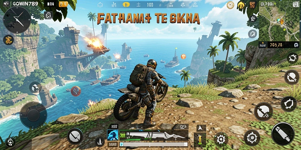 Tampilan gameplay GOWIN789 dalam dunia terbuka yang menakjubkan.