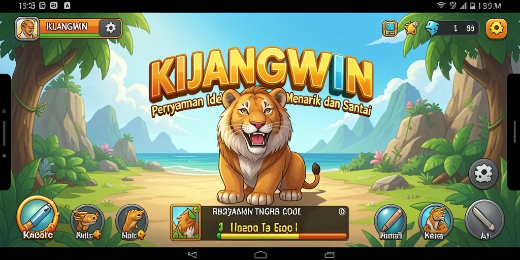 Tampilan gameplay KIJANGWIN yang seru dan menghibur.