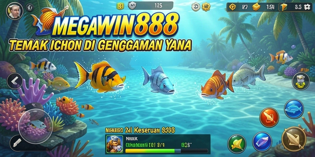 Gameplay seru dengan berbagai ikan untuk ditangkap.