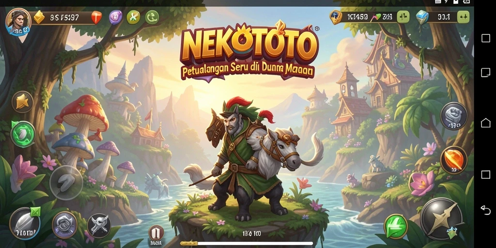 Tampilan gameplay NEKOTOTO yang menakjubkan dan penuh petualangan.
