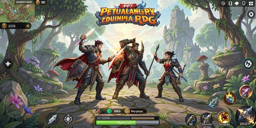 Tampilan gameplay RPG yang mendebarkan di PP7 dengan petualangan seru.