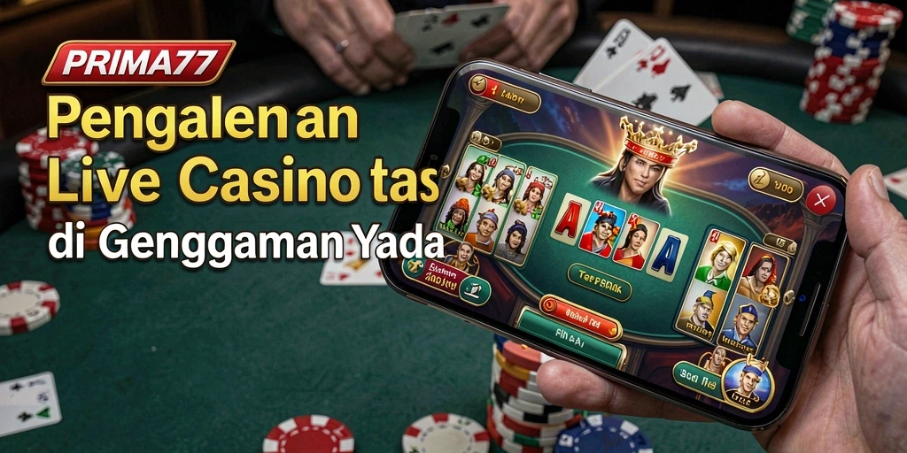 Pengalaman bermain Live Casino yang mendebarkan di PRIMA77.
