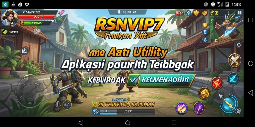 Tampilan antarmuka utama RSNVIP7 yang sederhana dan fungsional.
