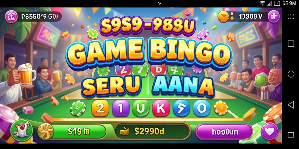 Screenshot utama S9S9 menampilkan gameplay Bingo yang menarik dan interaktif.