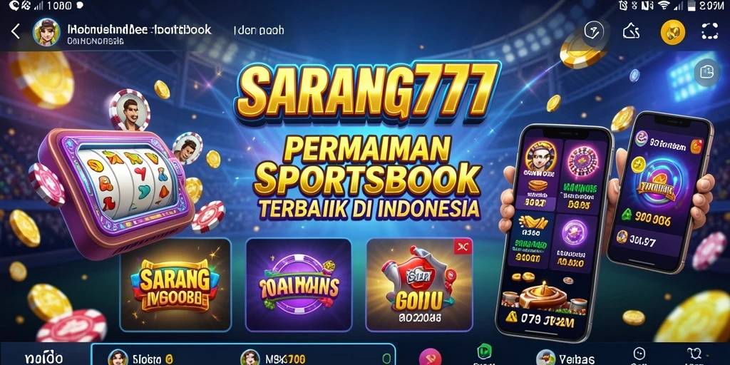 Tampilan menarik gameplay taruhan olahraga SARANG777.