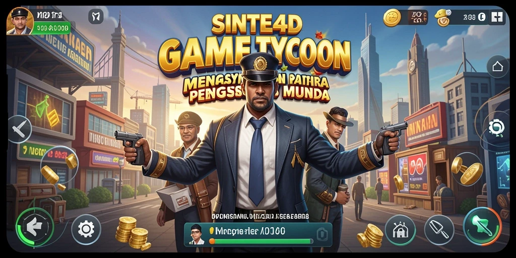 Tampilan screenshot SINTE4D menampilkan pengalaman gameplay Tycoon yang seru.