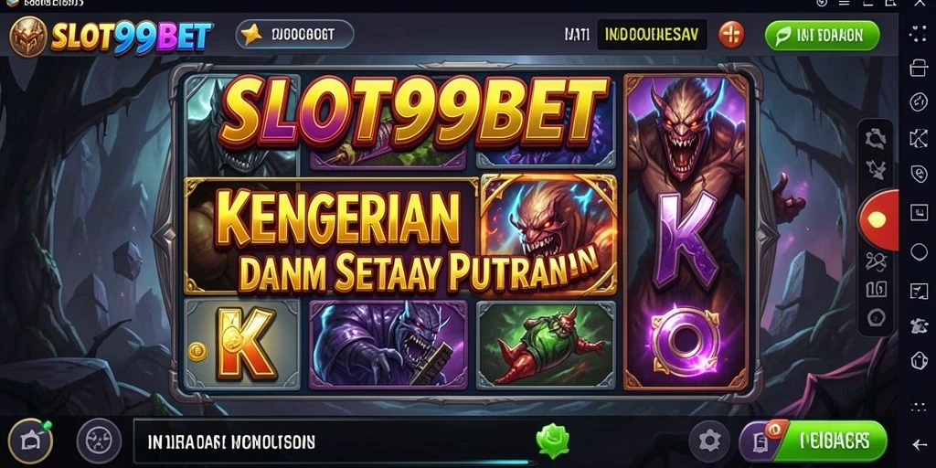 Tampilan gameplay yang menegangkan dan mencekam dari SLOT99BET.