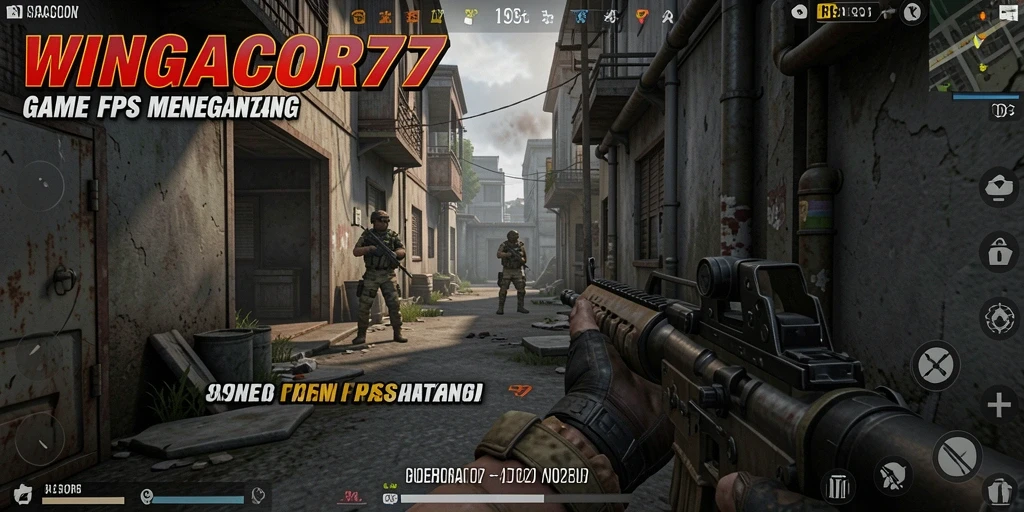 Tangkapan layar utama gameplay <strong>WINGACOR77</strong> menampilkan aksi tembak-menembak yang mendebarkan.