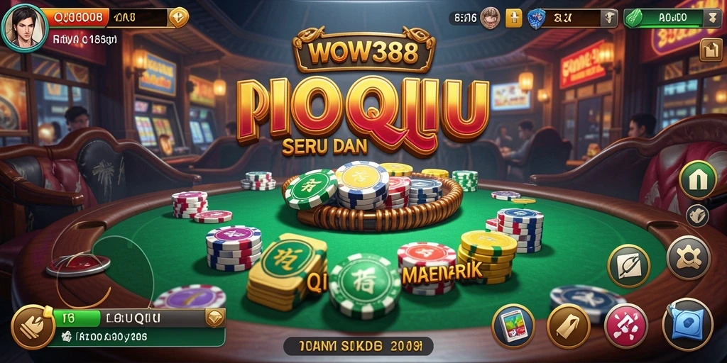 Tampilan gameplay QiuQiu di WOW388 yang seru dan menarik.