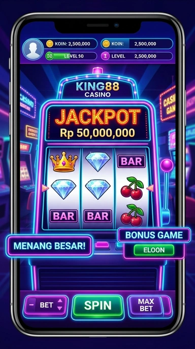 Tampilan antarmuka king88 yang menawan dan fungsional.