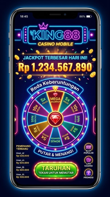 Proses pengunduhan aplikasi yang cepat dan senza hassle di king88.